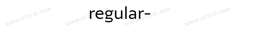 画江湖之不良帅 regular字体转换